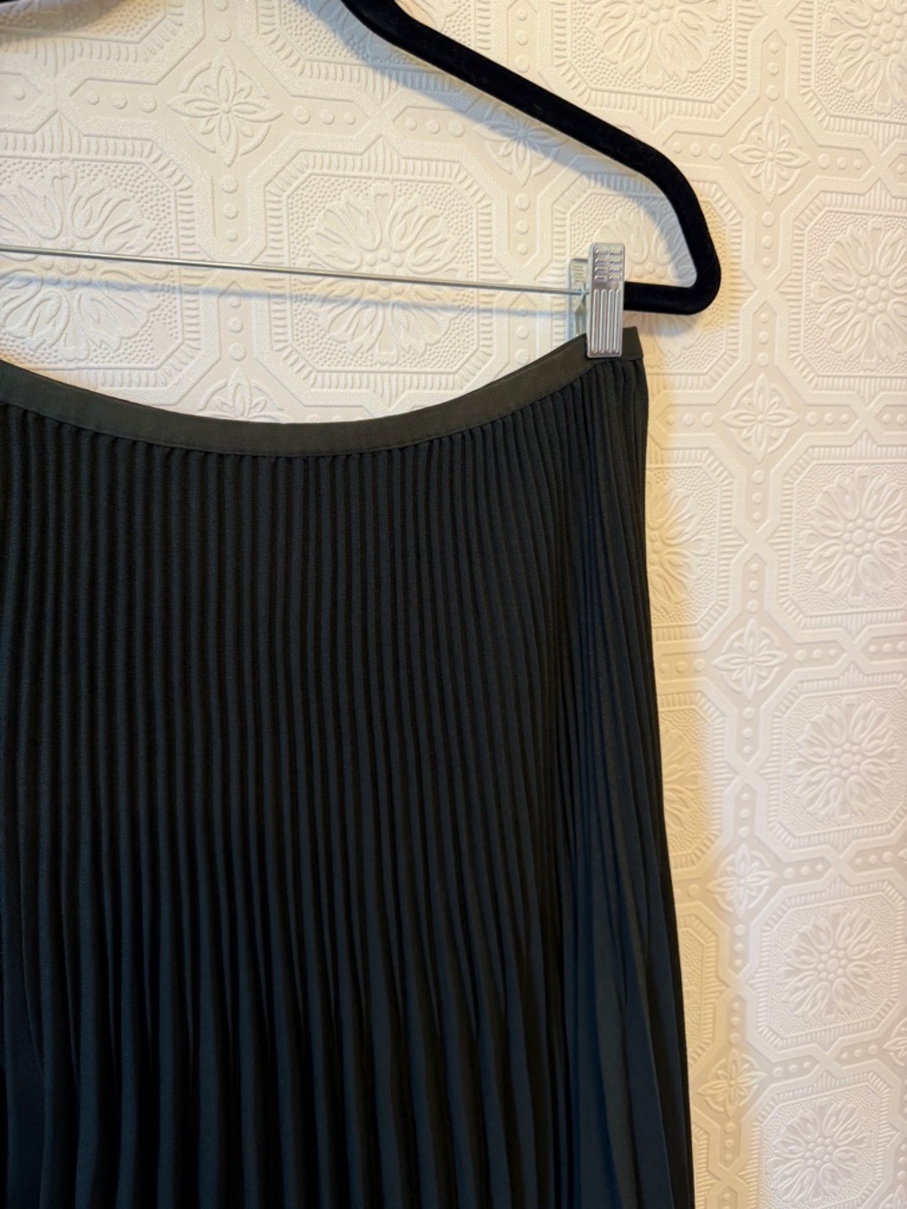 Jenni Kayne Pleated Skirt in Forest Green Size XL - Picture 4 of 7